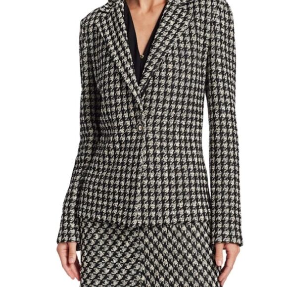 Laurent Blazer | Cherry Houndstooth main image 0